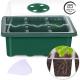 Multi Functional Indoor Garden Nursery Box Plastic Seedling Trays / 6 Cell Seedling Trays