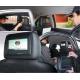 Wifi 4G Network Cab Taxi 9 Inch Android Digital Advertising LCD Screens With Headrest