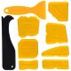 Silicone Sealant Scraper Smoothing Tool Caulking Tool Kit Grout Finishing Tools for Bathroom Kitchen Room Set of 9