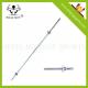 solid steel chrome standard straight barbell bar 84