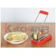 Solid Aluminum Alloy French Fries Cutter Durable Anti Corrosion With 3 / 8 Cutting Blades