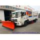 Multifunction Street Washing Truck With Hydraulic Scissor Manlift / Shovel Brushes