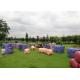 Outdoor Inflatable Paintball Area For Inflatable Paintball Game With PVC Material