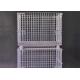 Rigid Foldable Wire Mesh Container Collapsible Steel Metal Basket For Storage
