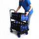 Multi-function Convertible Hand Truck Folding Portable Trolley 2 In 1 150KG Shopping Trolleys Carton Shopping Cart Platf
