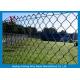 Football Ground Vinyl Coated Chain Link Fence 6ft Various Size / Colors