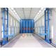 Lift Man In Paint Room Truck Paint Spray Booth With 3D Lifting Platform