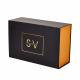 Magnet Box Carton Black Rigid Box Flat Luxury Magnetic Folding Storage Paper Package Box