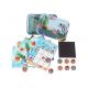 Tin Box Childrens Board Games / 2 - 4 Persons Player Paper Sudoku Board Game Age 5