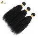 Curly Wave Weft Weave Hair Extensions Afro Kinky Bundles Natural Black