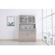 Three Drawer Stainless Steel Storage Cabinet Stable For Hospital OEM Service
