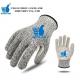 HPPE Polyethylene Puncture Resistant Cow Leather Level 5 Gloves