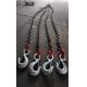 With Master Link And Safety Hook Synthetic Single Leg Wire Rope Sling End