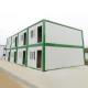 Dormitory Temporary Container Homes Portable Modular House With Sandwich Panel