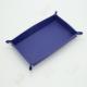 Foldable PU Leather Valet Tray Dice Tray Jewelry Storage for Office Home Hotel