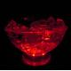 small GPPS + ABS BAR / wine red color LED ICE BUCKET with remote control for party