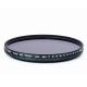 Black Alloy 360D ND2-ND400 Neutral Density Nd Filter , Digital Camera Lens 72mm Neutral Density Filter