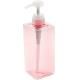 650ml Empty Pink Shampoo Shower Gel Bottle Plastic Pet Cosmetic Bottle Container
