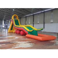 Giant Commercial 17mL Pool Water Slide 17 * 3 * 5m Hoilday Use Beach Slide