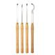 Carbide Tipped Wood Turning Tools Sets Round Shape With 12mm Inserts