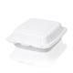 8 X 8 X 3 Biodegradable Container Microwavable 3 Compartment Hinged Lid Takeout MFPP Container