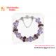 NEW fashion 925 Silver Purple European beads Bracelet beads jewelry silver