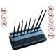 8 Antennas High Power Jammer , WIFI Blocker high power cell phone jammer