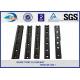 55# Rail Joint Bar For ASCE / Crane , Steel Angle Bar with holes 4
