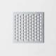 Galvanized Square Hole Perforated Sheet For Audio Speaker Grilles