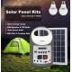 solar powered solar panel lighting kits for camping, mini solar home system ,