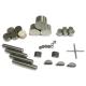 Durable Aluminum Nickel Cobalt , Alnico Magnet Types Size Customized