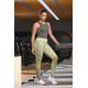High Support Racerback Cropped Tank Compression Fit Built In Bra  Sweat Wicking Fabric