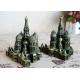 Custom Service DIY Craft Gifts Antique Electroplated Kremlin Buildings Model