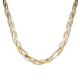 Gold Twisted Ladies Fancy Necklace Womens Multiscene Fashion Style