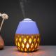 Bamboo Portable Cool Mist LED Flame Lamp Bluetooth Speaker