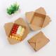 Folding Takeaway Food Boxes Environmental Protection Various Size Available