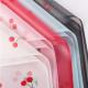 56*56cm Cherry Matte Waterproof Floral Wrapping Paper with Translucent Korean Design
