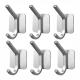 Sturdy and Durable Adhesive Hooks for Bathroom Kitchen Bedroom Office School Hotel Store and Easy to Clean