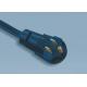 UL CUL CSA 15A 125V 3 Prong NEMA 5-15P Electric plug Angle Plug American UL Power Cord with Black Color