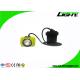 25000lux 530lum Waterproof Rechargeable Mining Cap Lamps 4.07W Corded With OLED Screen