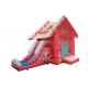 Themed Inflatable Bounce House With Slide For Christmas Eve Normal Structure