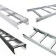 Fire Resistance Silver Galvanized Cable Tray 1-12m Length For  Electrical Wiring