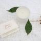Aroma Home Simple Private Label  White Scented Soy Wax Candles