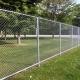 Hot Dipped Galvanized Chain Link Fence 2.0mm Wire Dia PVC Coated