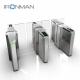 Security Glass Swing Turnstile , Entrance Gate Security Systems