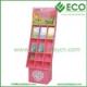 Point Of Sale Cardboard Book Display, Floor Display Stand For Greeting Card