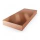 Cathode Pure C10100 Copper Sheet With Mill Polished Bright Surface