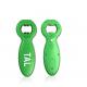 Music Sound Beer Bottle Opener ROHS ABS Green For Awards Commemoration