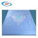 Blue SMS Knee Arthroscopy Drape SMS PP PE Waterproof Fabric OEM Service Available