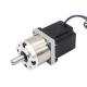 60x55mm Nema 24 Planetary Geared Stepper Motor With 3.5A Current and Max.Ratio 1 187